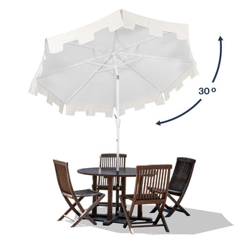 Baiona 9 ft. Classic MidCentury Market Patio Umbrella - JONATHAN Y